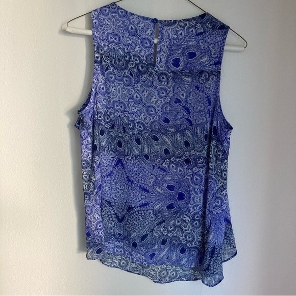 HD In Paris Women’s Tops Anthropologie Sun Garden Ruffle Tank size 10 - EUC! ❤️ - Picture 4 of 8